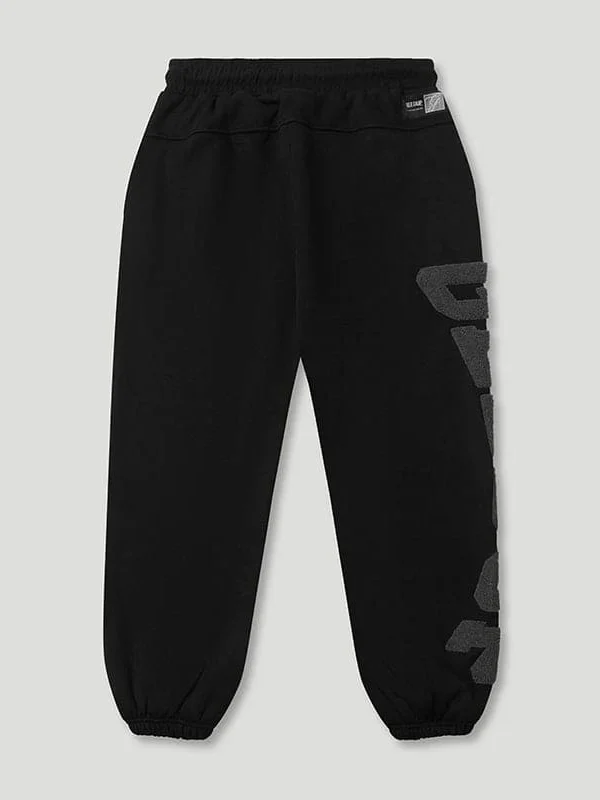 Team Logo Cursive Trackpant Black/Grey back sided