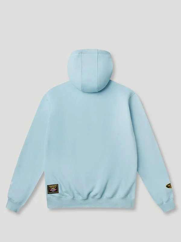 Vanson x Team Logo Pullover Hoodie – Light Blue