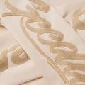 Vanson x Script Logo Cream Hoodie